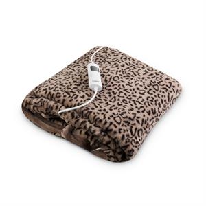 Carmen Fleece Luxury Heated Throw and Over Blanket 160cm x 130cm - Animal Print - 705847