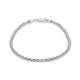 Faith & Brown Italian Crafted Popcorn Bracelet in Sterling Silver 7.5" - Sterling Silver