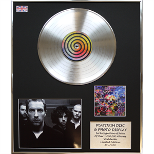 Coldplay - 'Myloto' 24 x 20" Framed Platinum Disc & Photo Display Ltd Edition of 100 - 712493