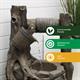 Gardenwize Solar Powered Water Feature - Rustic Brick Well - 712693