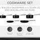 DMD VITA 5 Piece Pan Set with 3 Lids - Pan Set