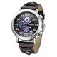 Swan& Edgar Limited Edition Flight  Automatic Watch with Leather Strap - Flight Automatic 