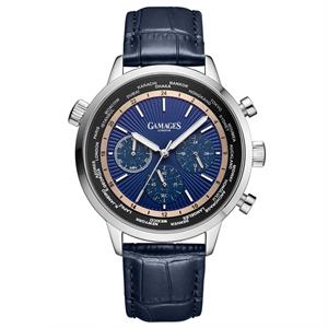 Gamages Of London Ltd Ed Triton Mecha Quartz Watch with Leather Strap - 725434