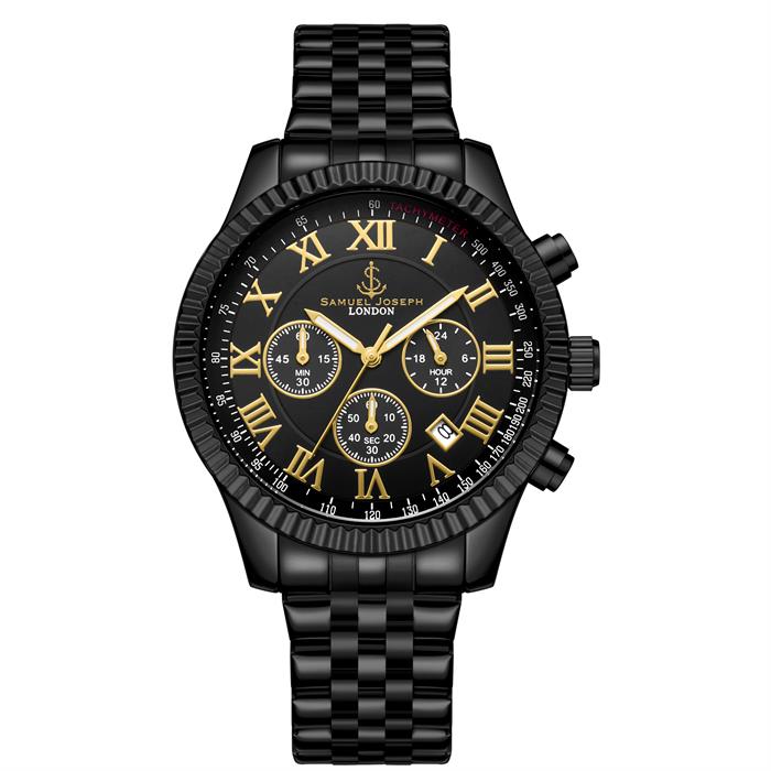 Samuel Joseph Ltd Ed Speed Exquisite Automatic Watch with Stainless Steel Bracelet - 725973