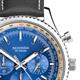 Sekonda Gents Blue Dial Chronograph Watch with Leather Strap - 727283