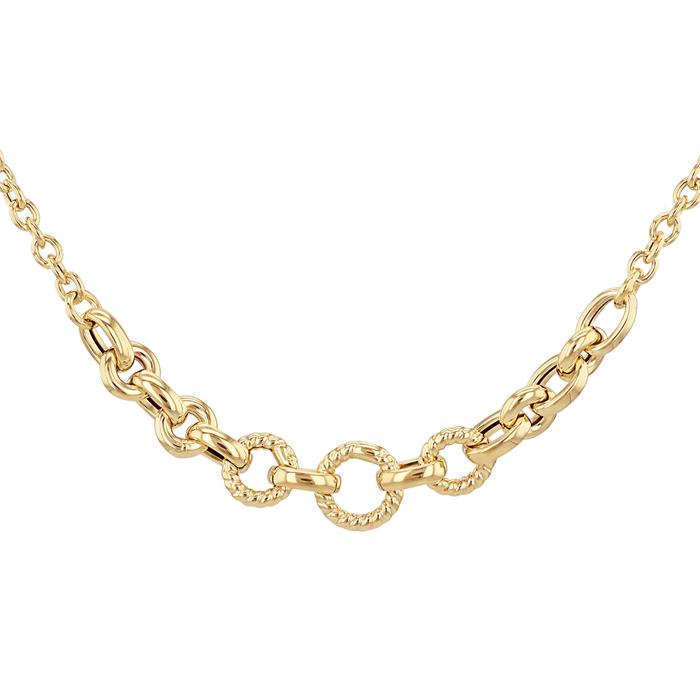 9K Boutique Links Necklace 20" - Boutique Links