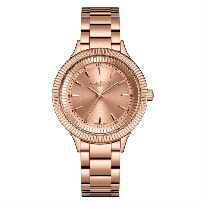 Swan & Edgar Ladies Duet Watch with Stainless Steel Bracelet - 751420