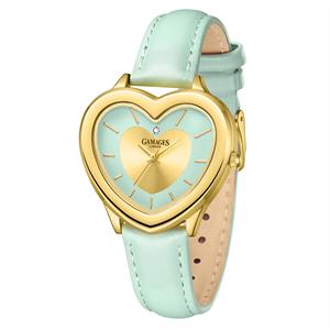 Gamages of London Ladies Heartbeat Diamond Watch with Leather Strap - 754269
