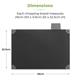 Tower 4 Piece Chopping Board Set with Stand - 782320