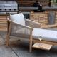ROMA Sunlounger with Left/Right Pullout Side Table - 790825