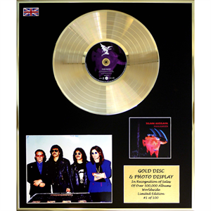 Black Sabbath - 'Paranoid' 24 x 20" Framed Gold Disc & Photo Display Ltd Edition of 100 - 792455