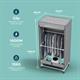 DMD  Hang-n-Dry  Electric Clothes Dryer with Remote - H149cm, D46.5cm, W76cm - Clothes Dryer