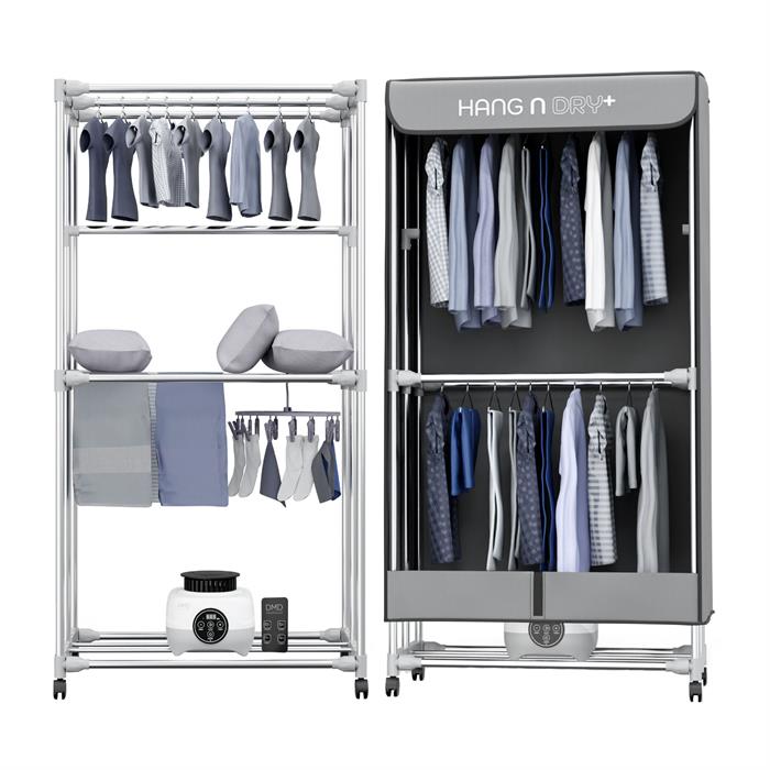 DMD  Hang-n-Dry  Electric Clothes Dryer with Remote - H149cm, D46.5cm, W76cm - 795994
