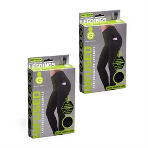Green Drop Compression & Sculpting Leggings Twin Pack - 802080