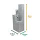 Gardenwize Cubic Falls Solar Water Feature - 802283