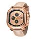 Gamages Of London Ltd Ed Strato Automatic Watch With Leather Strap - Rose