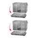 Handy Solutions XL Folding Storage Boxes 100L x 2 - 100L Storage Box