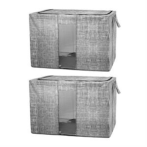 Handy Solutions XL Folding Storage Boxes 100L x 2 - 810466