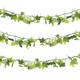 Gardenwize Solar Ivy Outdoor String Lights 2m - Twin Pack (4m in Total) - Ivy String Lights