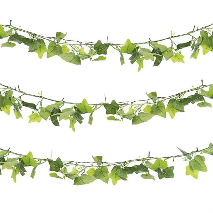 Gardenwize Solar Ivy Outdoor String Lights 2m - Twin Pack (4m in Total) - 813439