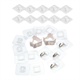 Handy Solutions Magic Hooks x 10 and Magic Mounts x 10 - Magic Hooks & Mounts