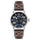 AVI-8 Dambuster Ld Ed 80th Anniversary Royal British Legion Meca-Quartz Watch with Leather Strap - Carbon Brown