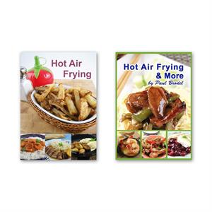 Hot Air Frying and Hot Air Frying and More Recipe Books by Paul Brodel - Pack of 2 - 830408