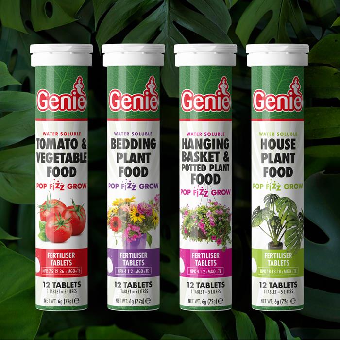 Genie Pop Fizz Grow Water Soluble Plant Food - Pack of 2 - 836132