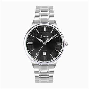 Accurist Gents Classic Watch with Stainless Steel Bracelet - 843986