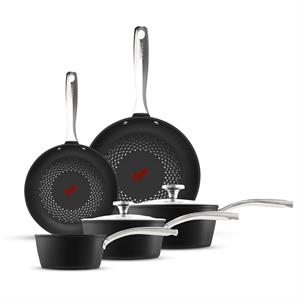 Tower SmartStart Ultra Forged 5 Piece Cookware Set - Induction Safe and Oven Safe up to 220° - 846566