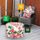 Gardenwize Cube Seat with 2 x Scatter Cushions - Flamingo