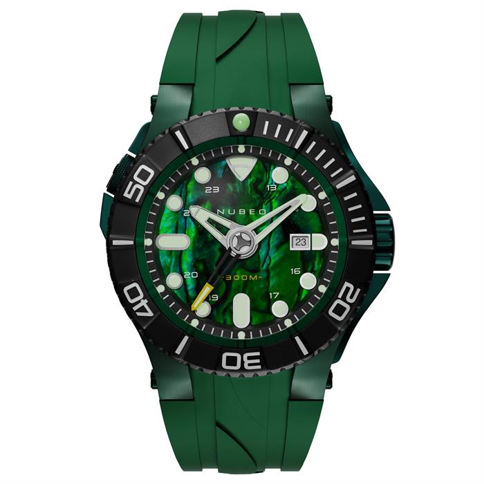 Nubeo Gents Limited Edition Manta Automatic Watch with Silicone Strap - 849679