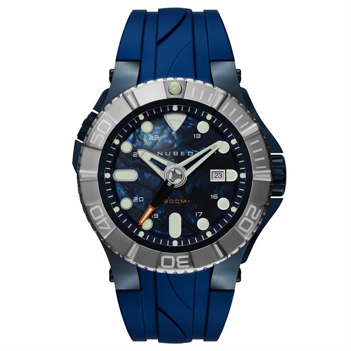 Nubeo Gents Limited Edition Manta Automatic Watch with Silicone Strap - 849679