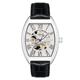 Thomas Earnshaw Gents Beauchamp Skeleton Automatic Watch with Leather Strap - White Face 