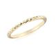 9K Yellow Gold Facetted Gold Band Ring - R