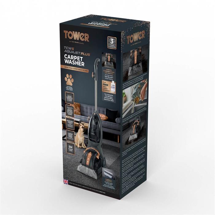 Tower T548003 TCW5 Aqua Jet Plus Carpet Washer ShopOnTV