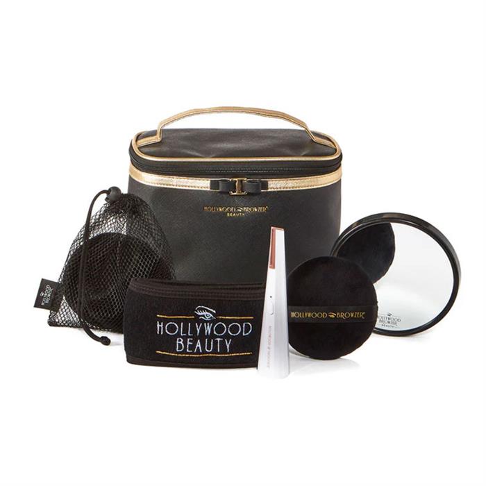 Hollywood Browzer Deluxe Dermaplaning Spa Kit - Anti-ageing, Exfoliating and Skin Smoothing Kit - Dermaplaning Spa Kit