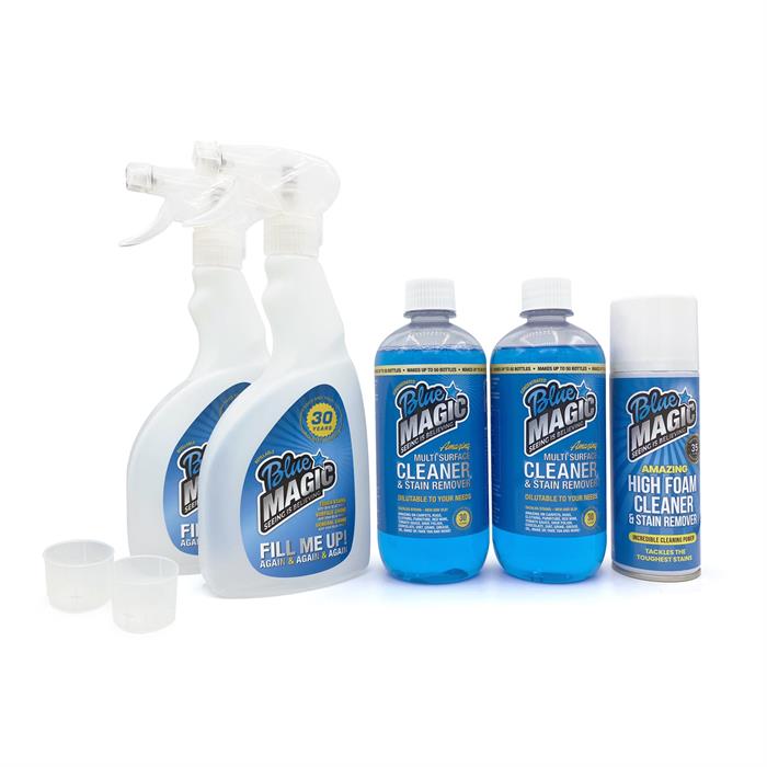 Blue Magic Cleaning Bundle inc. 2 x 500ml Concentrate, 2 x Empty ...