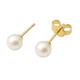 7mm Freshwater Pearl 'Melora' Earrings (Gold Vermeil or Platinum Plated) - 899806