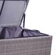 Charcoal Weave KD Cushion Storage Box with Gas Lift 645L - 899957