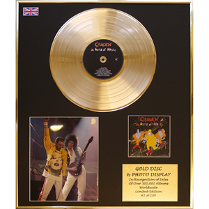 Queen - 'A Kind of Magic' 24x20" Framed Gold Disc & Photo Display Ltd Edition of 100 - 907501