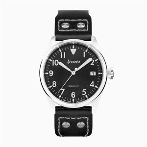 Accurist Gents Aviation Watch with Leather Strap - 908924