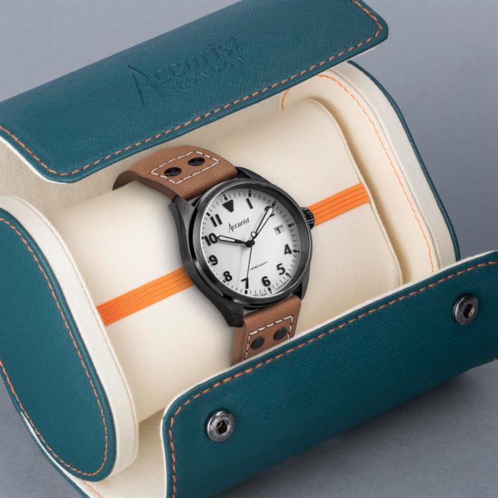 Accurist Gents Aviation Watch with Leather Strap - 916760