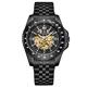 Samuel Joseph Ltd Ed IP Skeleton Automatic Watch with Stainless Steel Bracelet - 921292