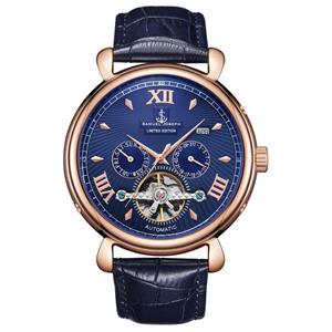 Samuel Joseph Ltd Ed Automatic Watch with Genuine Leather Strap - 921669