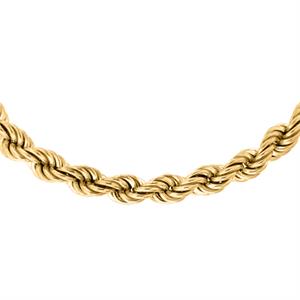 9K Yellow Gold Rope Necklace 20" - 925242