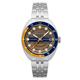 Cadola Gents Automatic 1977 Watch with Stainless Bracelet and Additional Strap - Automatic 1977  Orange 