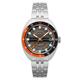 Cadola Gents Automatic 1977 Watch with Stainless Bracelet and Additional Strap - Automatic 1977  Orange 