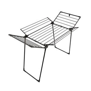 Swan Stealth Multi-Wing Outdoor & Indoor Clothes Airer with 19m of Drying space, 20kg Weight Capacity, Anti-Slip Coating & Feet, Easy Storage - 928987