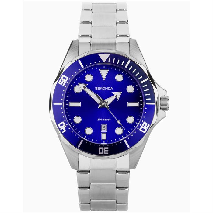 Sekonda Gents Sports Watch with Stainless Steel Bracelet - 930293